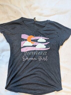 Taylor Swift Lyrics Heather Dolman Tee NWOT